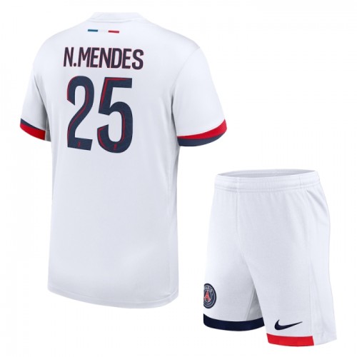 Ensemble Maillot Paris Saint-Germain Nuno Mendes 25 Exterieur 2024-25 Enfant Ensemble Maillot Paris Saint-Germain Nuno Mendes 25 Exterieur 2024-25 Enfant
